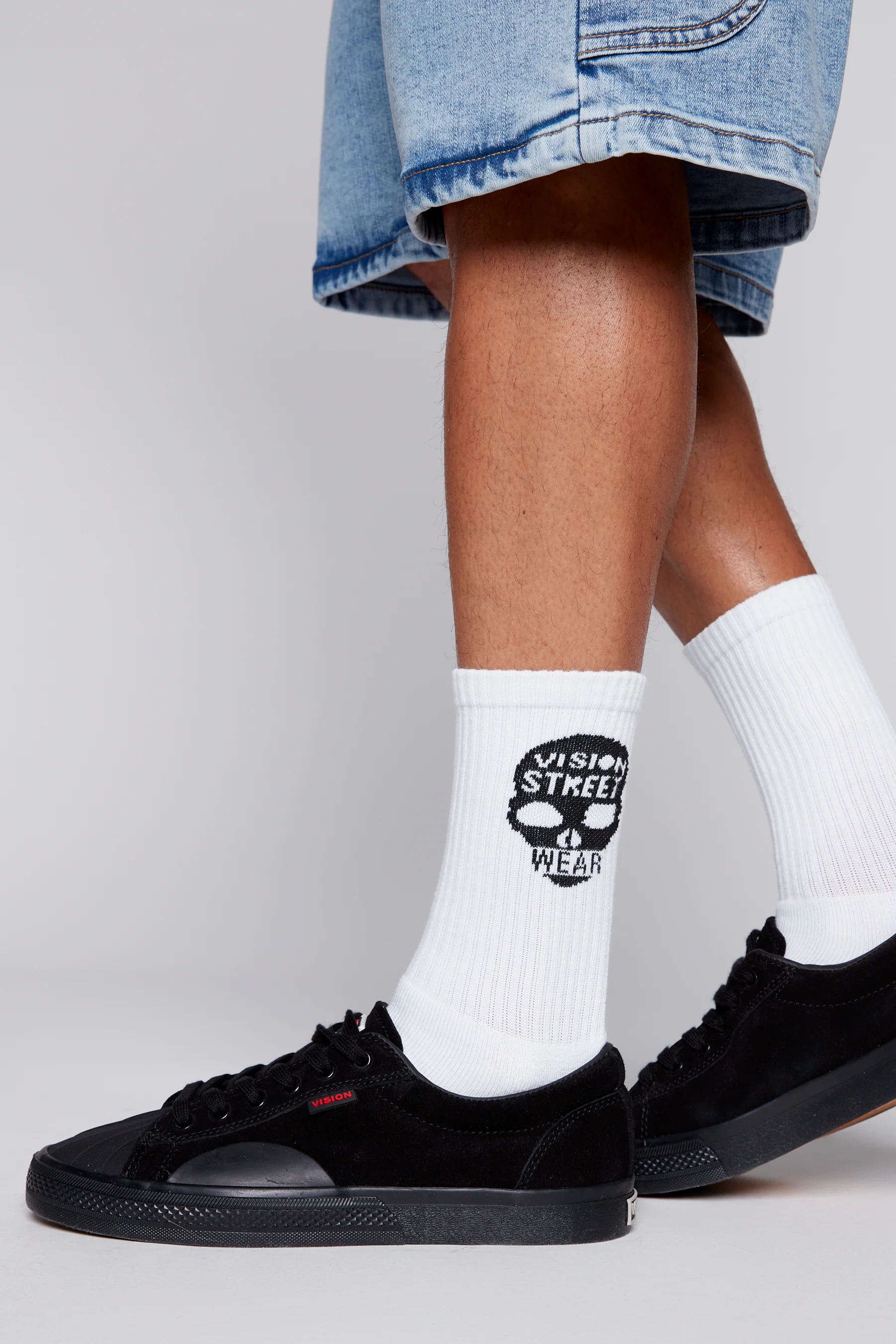 6 Pack Crew Socks - IVORY - Image 5
