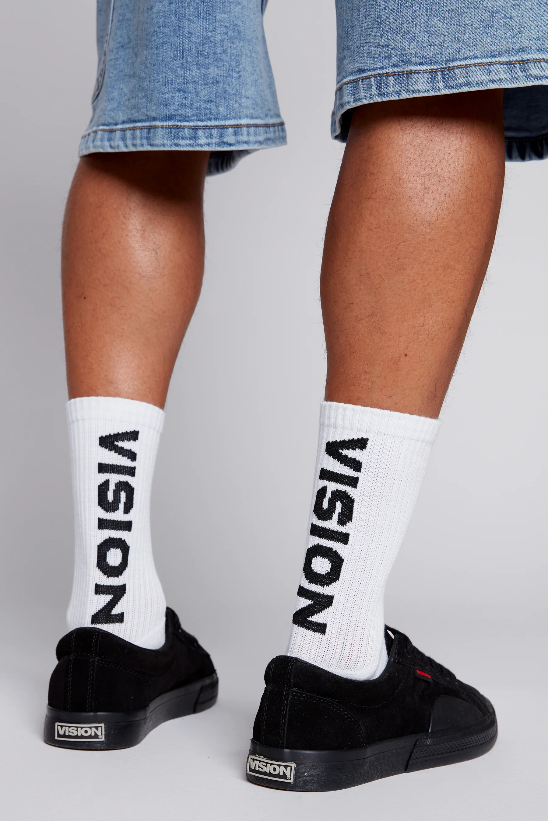 6 Pack Crew Socks - IVORY - Image 8