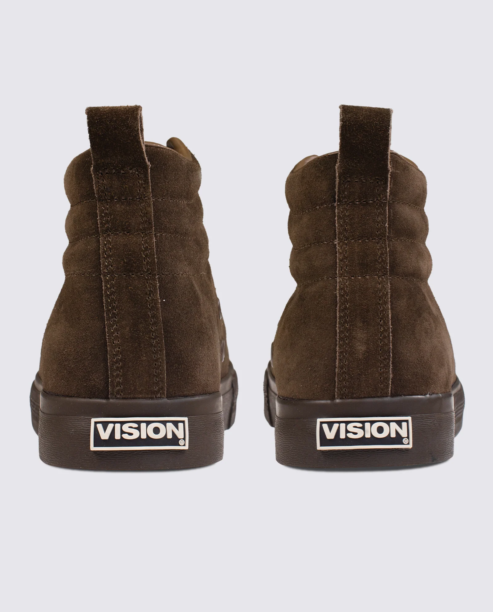 All Suede High Top Sneakers - Dark Olive - Image 3