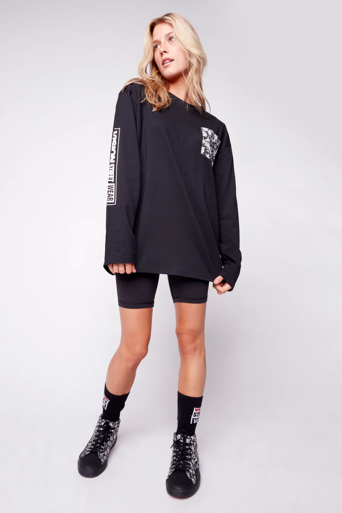 AOP Patch Pocket T-Shirt - Black - Image 5