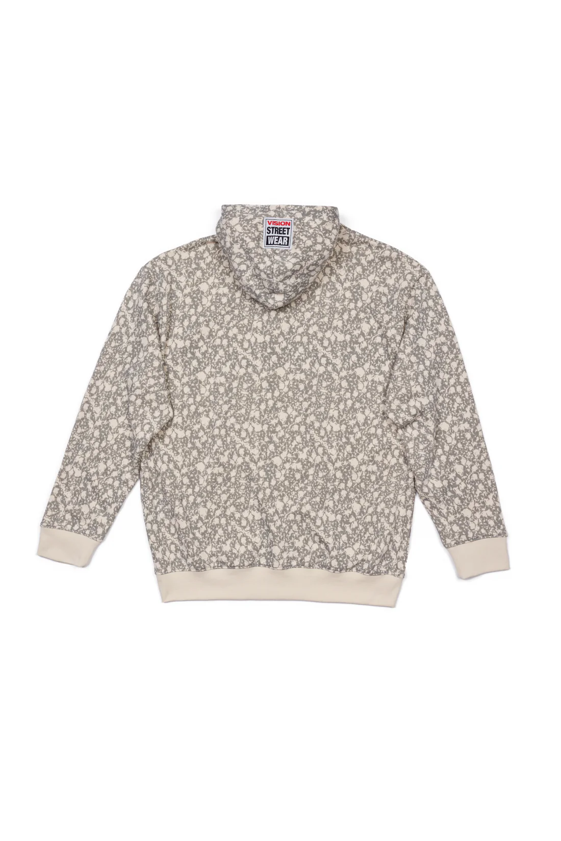 Aop Skull Logo Hoodie - Bone - Image 7