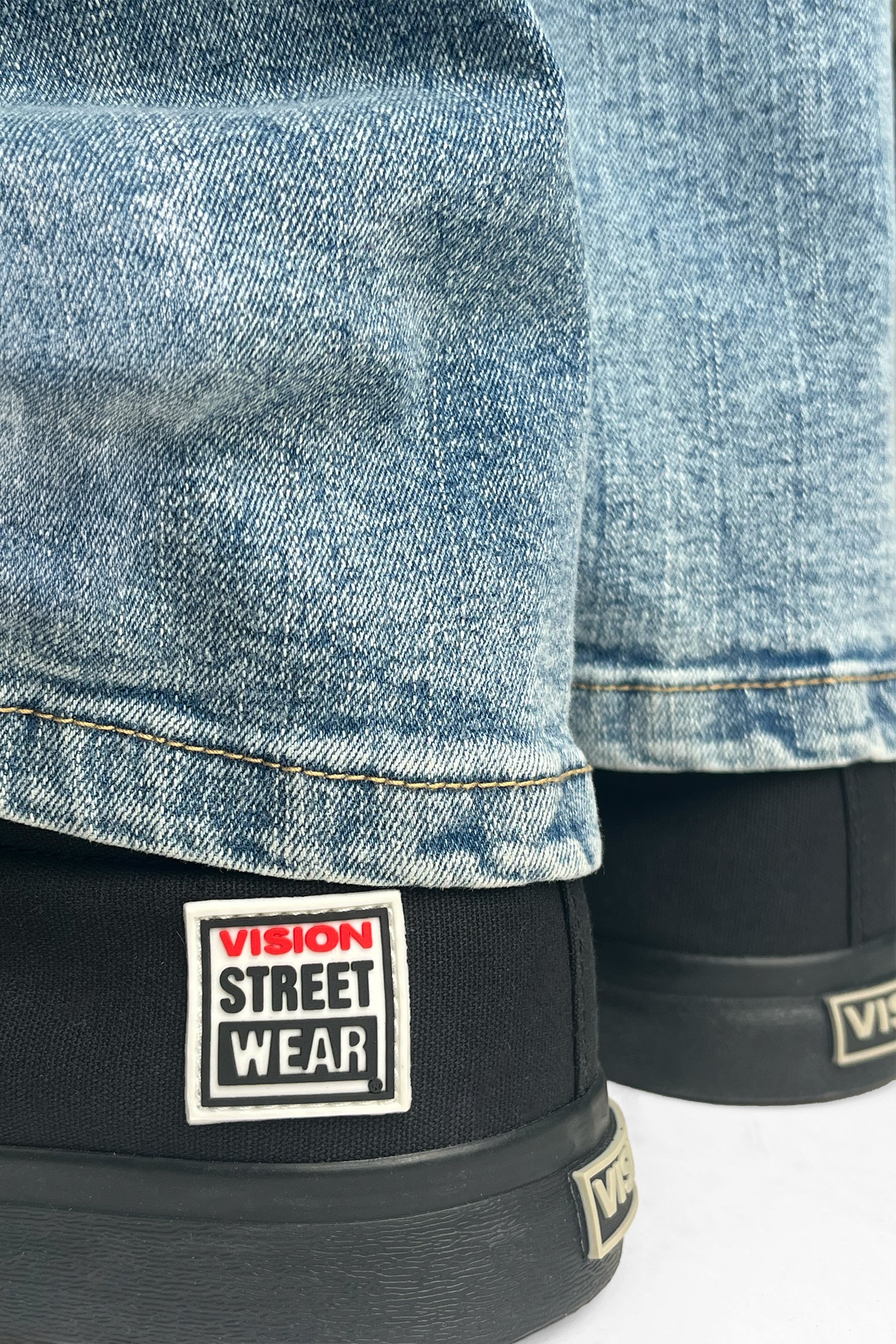 CANVAS HIGH TOP SNEAKERS - BLACK - Image 7