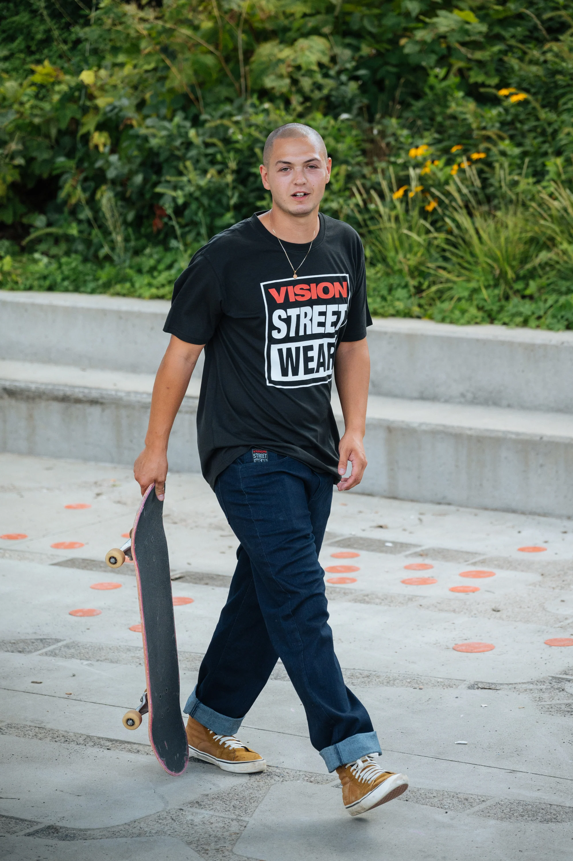 BOYCHIK - 5 Pocket Loose Fit Pant - Indigo Denim - Image 3