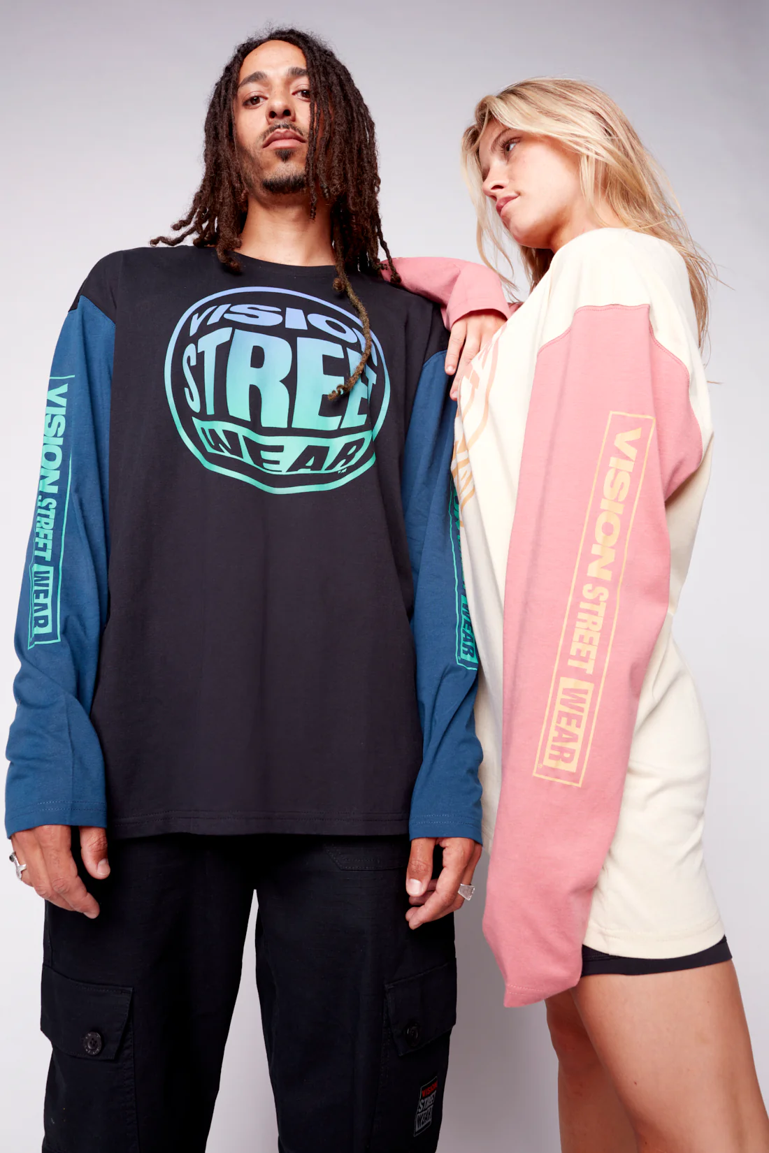 Fisheye Large Logo Print T-Shirt - Black/Navy - Image 5