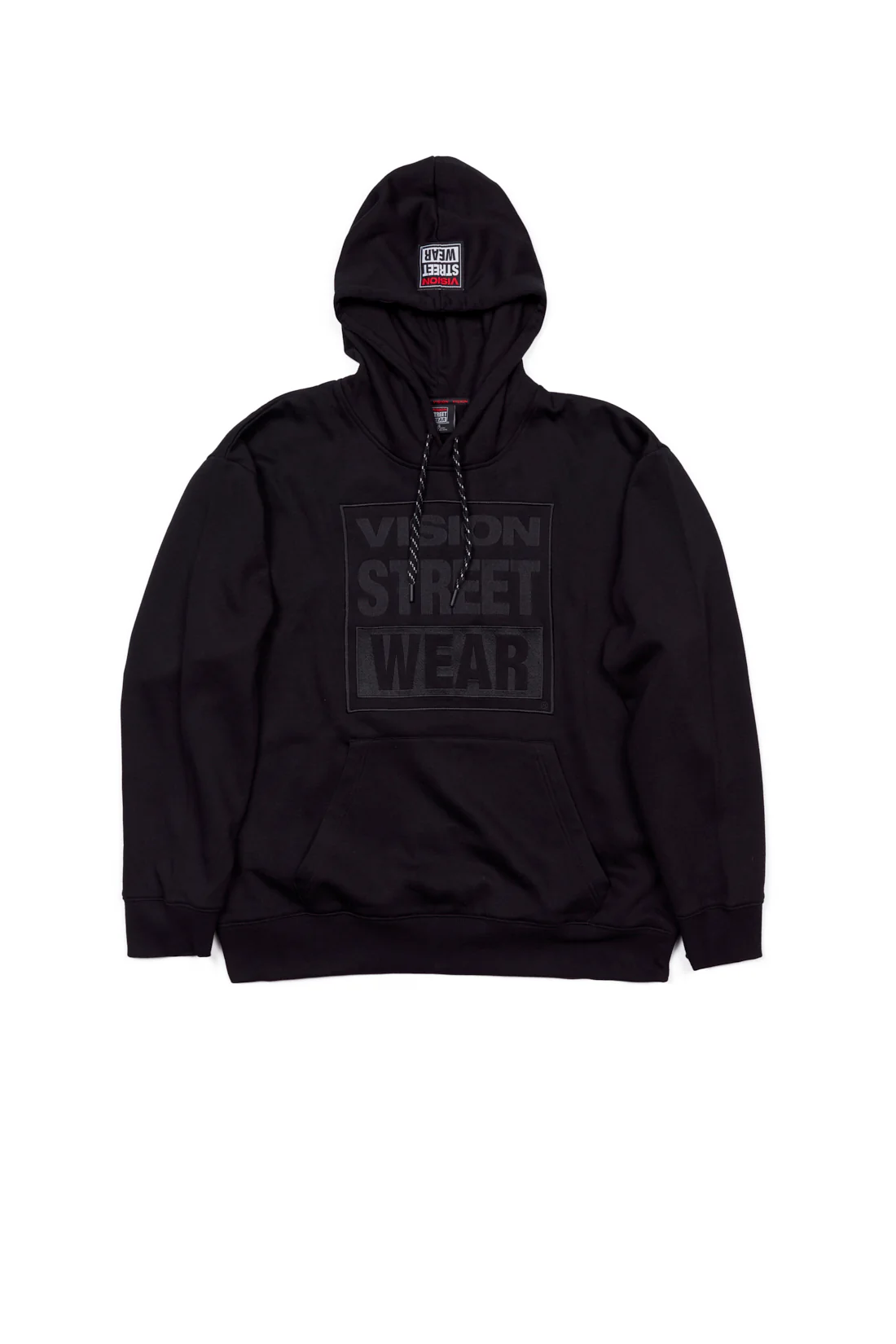 Front Embroided Logo Hoodie - Black - Image 7