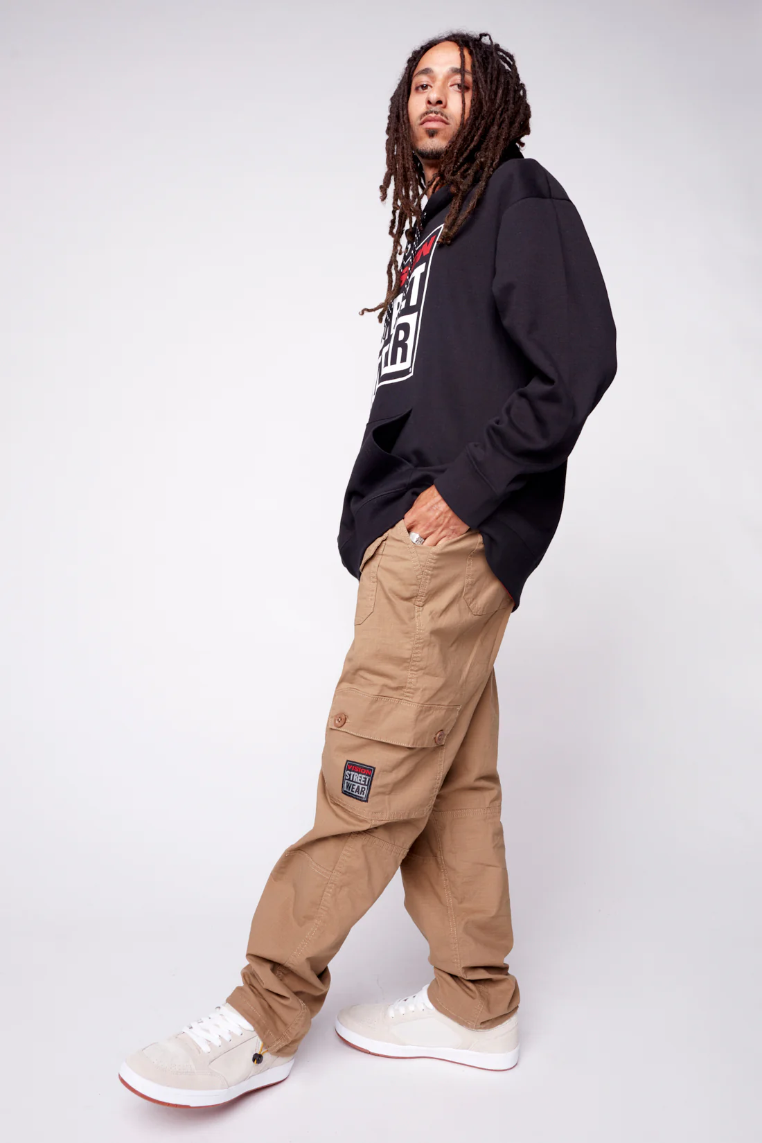 Iconic Logo Hoodie- Black - Image 5