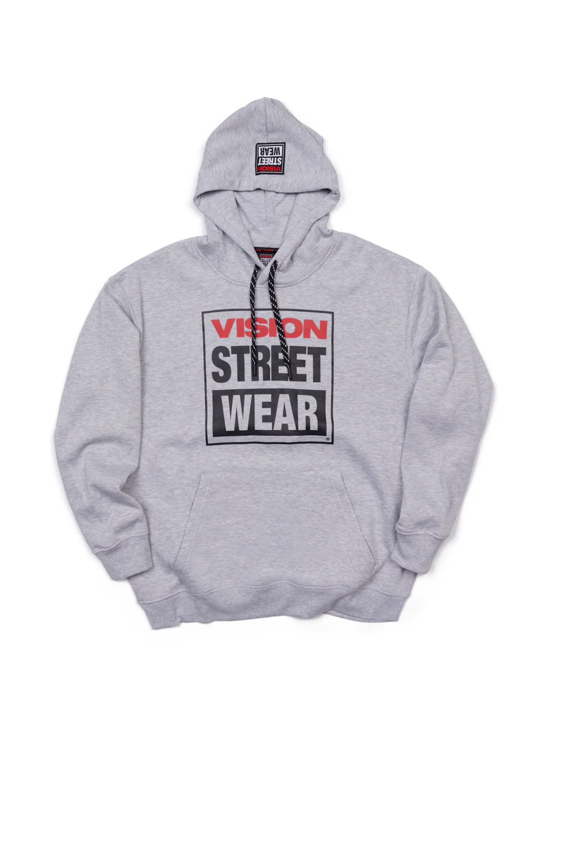 Iconic Logo Hoodie-Heather Grey - Image 6