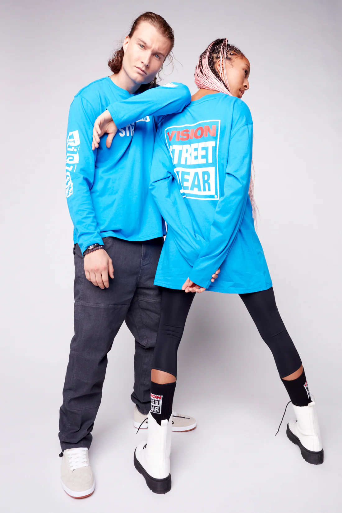 Long Sleeves Iconic Logo T-Shirt - Blue - Image 5