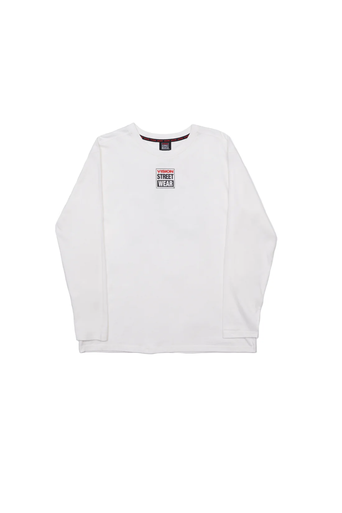 Long Sleeves Iconic Logo T-Shirt - Ivory - Image 4