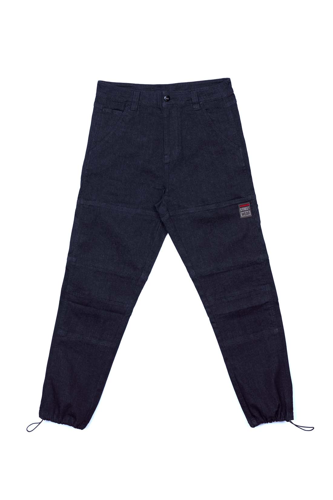 OLI - Loose Fit Pant with Adjustable Hems - Indigo Denim - Image 5