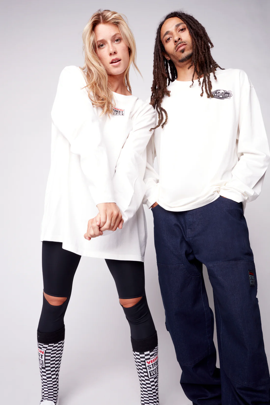 Skull Bone Print Long Sleeves - Bone - Image 3