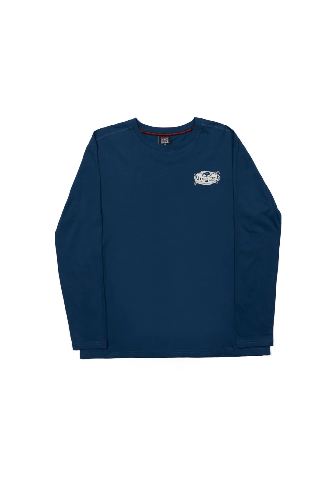 Skull Bone Print Long Sleeves - Navy - Image 6