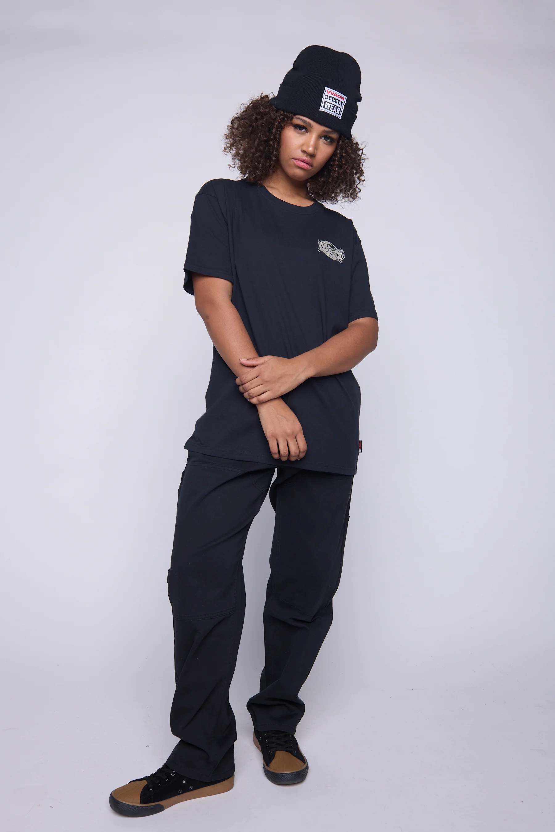 Skull Logo T-Shirt - Black - Image 3