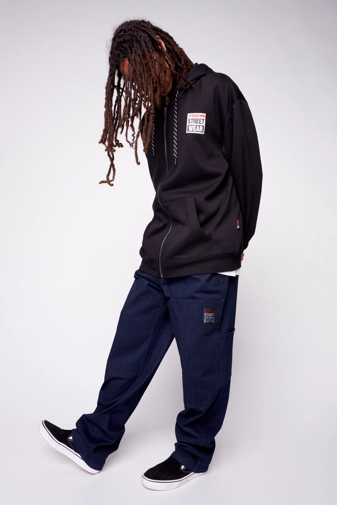 Small Logo Print Hoodie - Black - Image 3